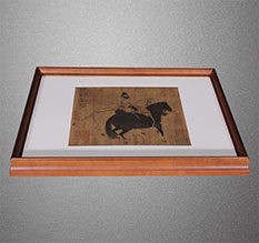 三台书画装裱配框服务案例